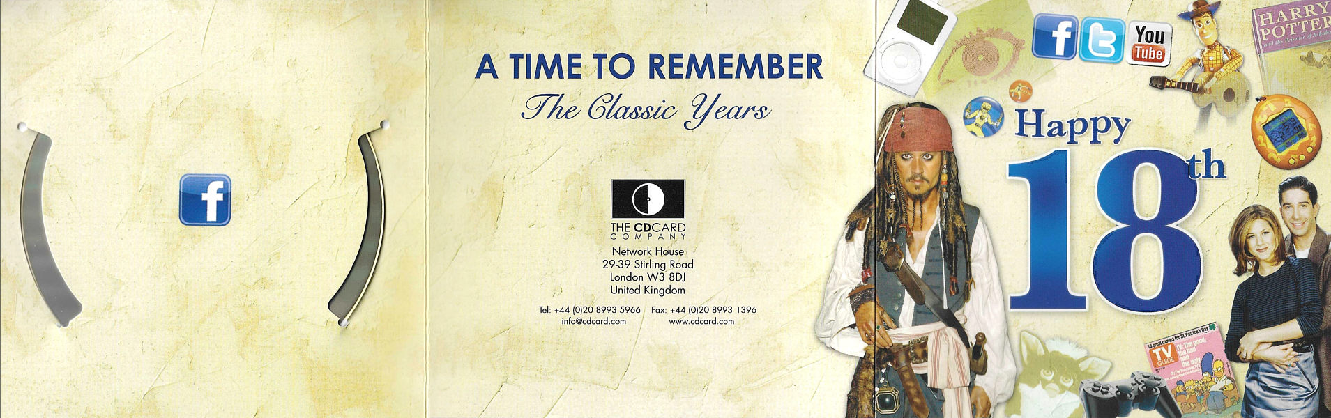 Happy 18th - The Music Of Your Life 1995-2008- UK 2011 - Sony Music  / CD Card Company CD605 - Elvis Presley Various Artist CD