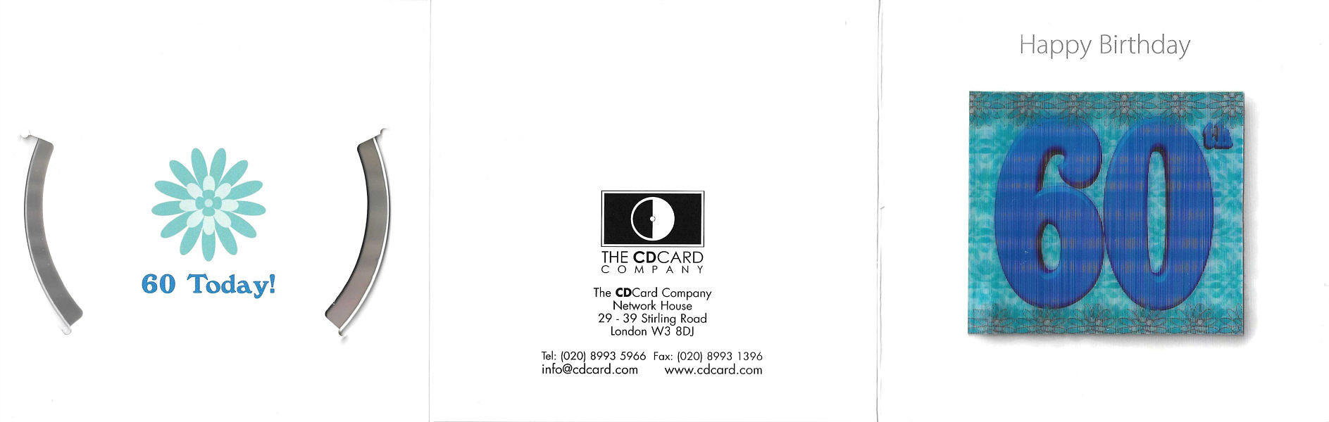 Happy Birthday 60th - 20 Fantastic Hits Of The 60's- UK 2007 - Sony BMG  / CD Card Company CD564S - Elvis Presley Various Artist CD