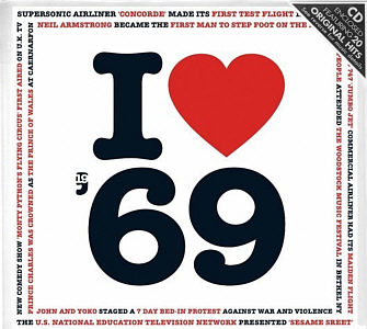 I Love - 20 Original Hit Songs Of 1969 - UK 2011 - Sony Music  / CD Card Company CD512S(H) - Elvis Presley Various Artist CD