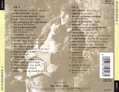 Kuschelrock - Volume 2 - Sony Music 465952 2 - Germany 1996 - Elvis Presley Various Artists CD