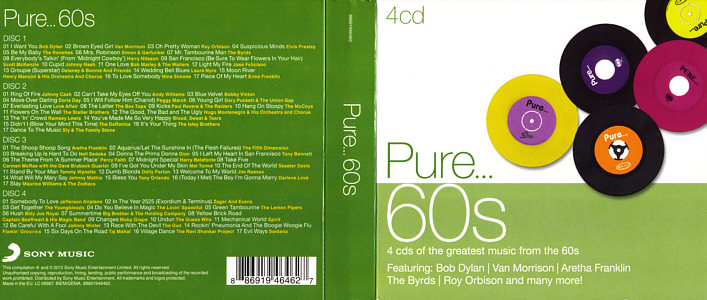 Pure.... 60s - EU 2012 - Sony Music 88691946462 -  Elvis Presley Various Artists CD