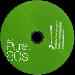 Pure.... 60s - EU 2013 - Sony Music 88691946462 -  Elvis Presley Various Artists CD