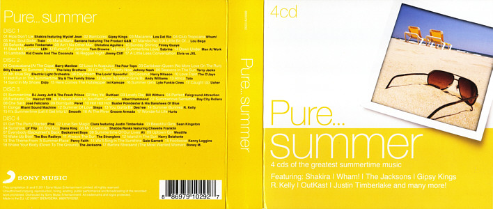 Pure.... Summer - EU 2011 - Sony Music 88697910292 -  Elvis Presley Various Artists CD