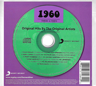 There & Then 1960 - Original Hits By The Original Artists  -  Canada 2009 - Sony Music 88697512642 - Elvis Presley Various Artist CD