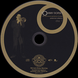 Tommy Dorsey – The Sentimental Gentleman Of Swing- USA 2005 - Sony-BMG 82876711672 - Elvis Presley CD