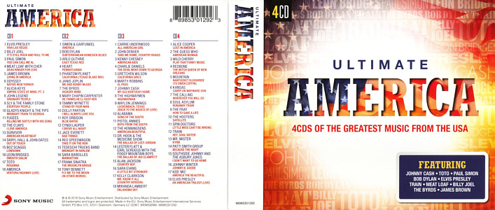 Ultimate America - EU 2016 -Sony Music 88985301292 -  Elvis Presley Various Artists CD