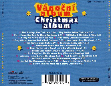 Vánocní Album / Christmas Album - Czechoslovakia 1997 - BMG Ariola 74321 55157 2